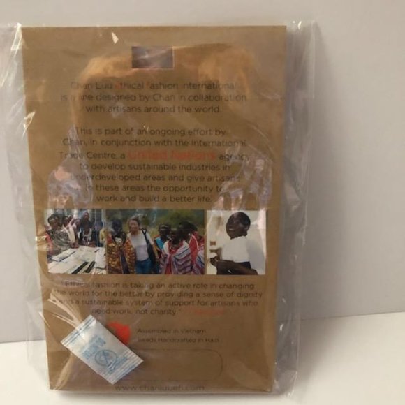 CHAN LUU MULTI-COLORED PAPER BEAD SINGLE WRAP BRACELET, BSZ-4495, NEW - Picture 4 of 4